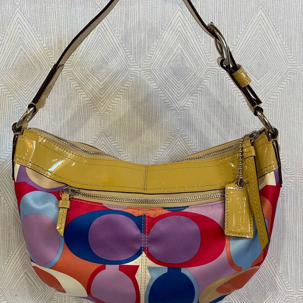 Coach multicolor purse